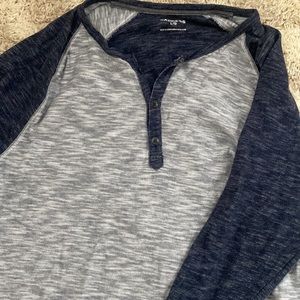 Express Long Sleeve Henley Large